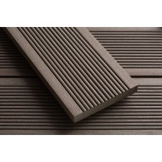 'Q-Deck' Smartboard Composite Decking  Chocolate Brown 20mm x 138mm x 3.6m